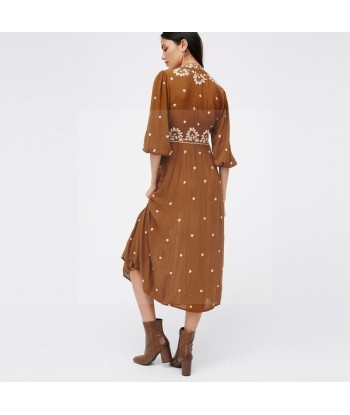 Robe boheme chic hiver 2019 Paris Déstockage Promo