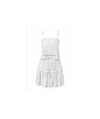 Robe dentelle hippie chic blanche votre