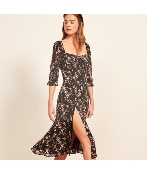 Robe longue boheme avec manche Economisez 