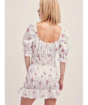 Robe blanche style hippie chic le concept de la Pate a emporter 