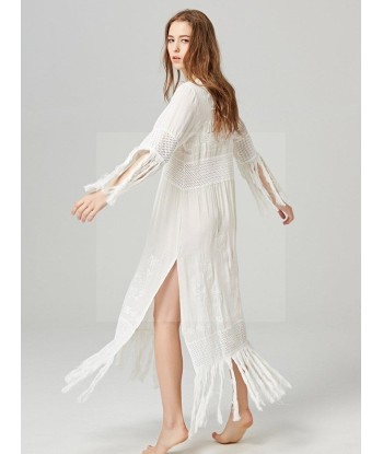 Robe longue boheme chic blanche livraison et retour toujours gratuits