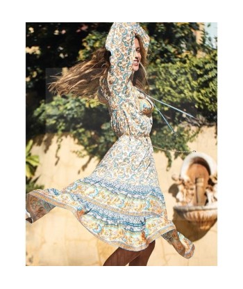 Robe boho chic ete la colonne vertébrale