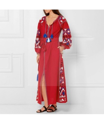 Robe style boheme manche 3/4 vente chaude votre 