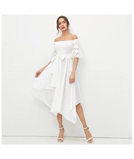 Robe boheme style chic blanche longue de votre