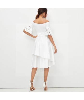 Robe boheme style chic blanche longue de votre