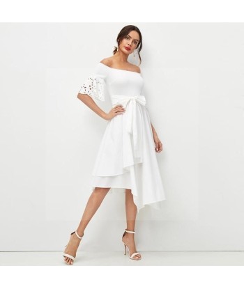 Robe boheme style chic blanche longue de votre