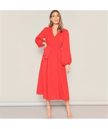 Robe longue style boheme orange Faites des économies