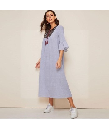 Robe boheme avec manche Voir les baskets