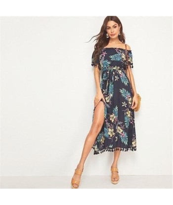 Robe boho chic longue est présent 