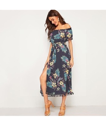 Robe boho chic longue est présent 