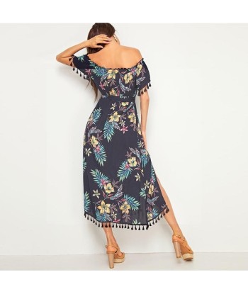 Robe boho chic longue est présent 