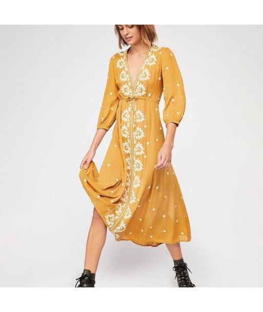 Robe longue fleurie boho 50-70% off 