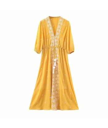 Robe longue fleurie boho 50-70% off 