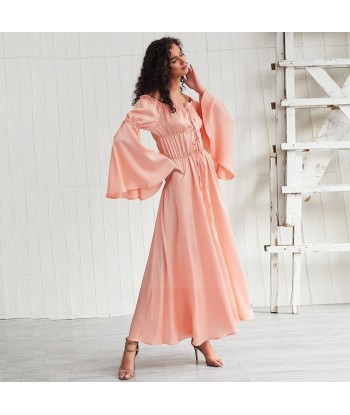 Robe longue style boheme rose Venez découvrir notre 