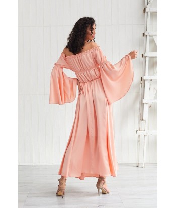 Robe longue style boheme rose Venez découvrir notre 