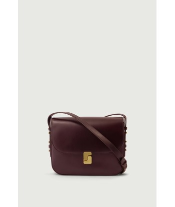 BURGUNDY BELLISSIMA MAXI BAG le des métaux précieux