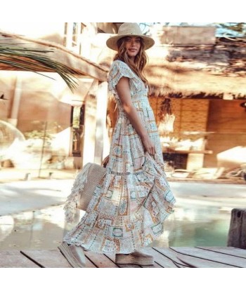 Robe maxi longue boho est présent 