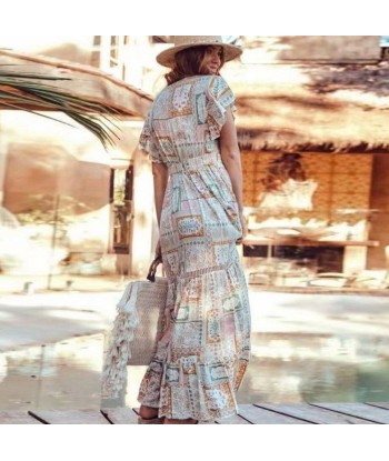 Robe maxi longue boho est présent 