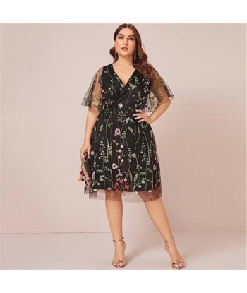 Robe boheme chic dentelle grande taille votre restaurant rapide dans 