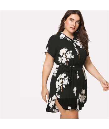 Robe style boheme grande taille fleurie de votre