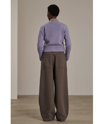 VAGABOND GREY TROUSERS brillant des détails fins