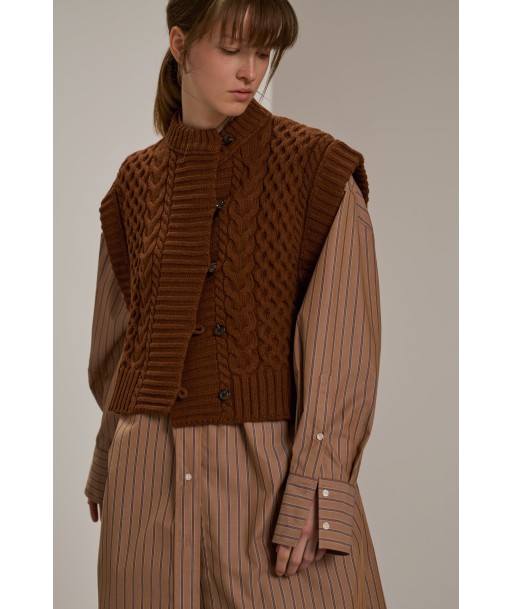 BARON BROWN CARDIGAN pas cher