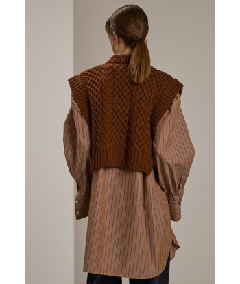 BARON BROWN CARDIGAN pas cher