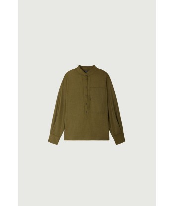 CROATIA KHAKI BLOUSE en linge