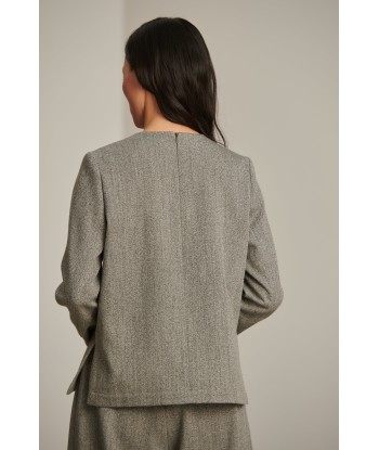 CLARISSE GREY BLOUSE vous aussi creer 