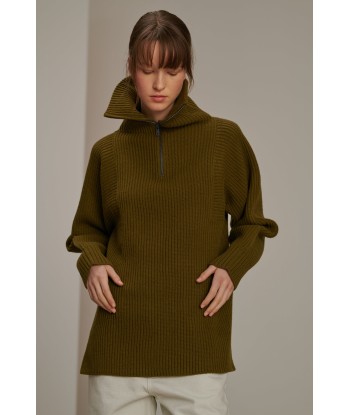 VISBY KHAKI SWEATER de France