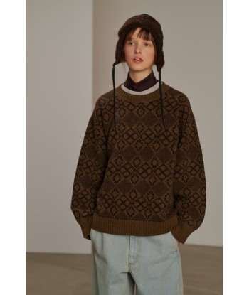 BIDART BROWN JUMPER pas cher 