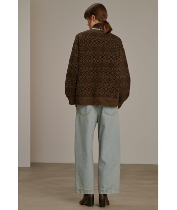 BIDART BROWN JUMPER pas cher 