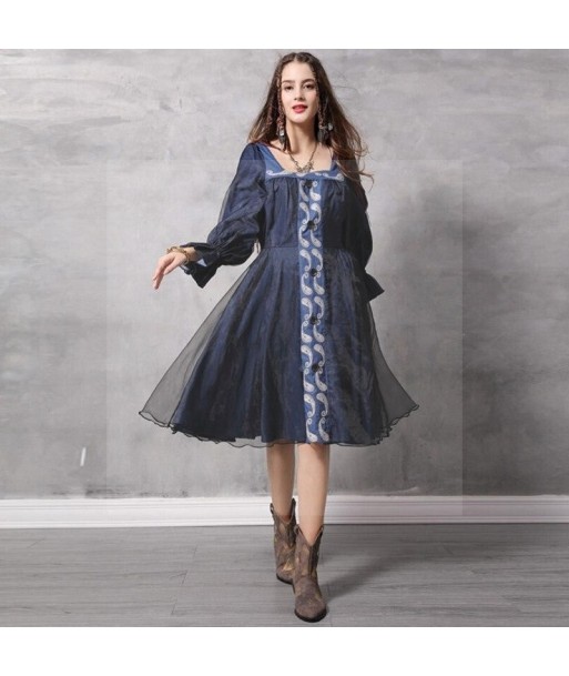 Robe boheme chic bleu marine sélection de produits