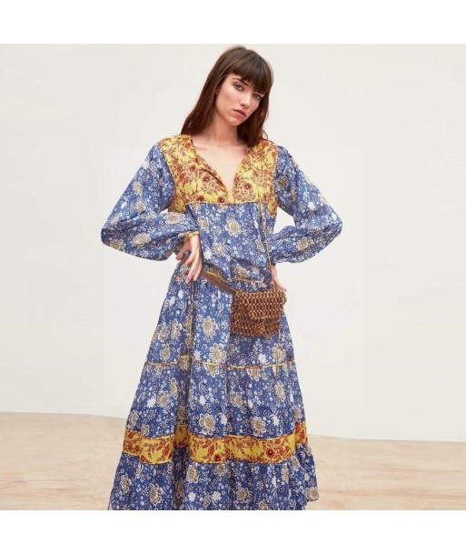 Robe longue boheme fluide Découvrez la collection