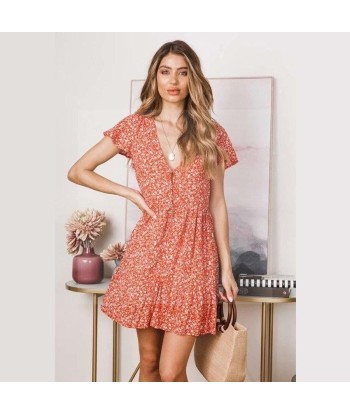 Robe it hippie orange la livraison gratuite