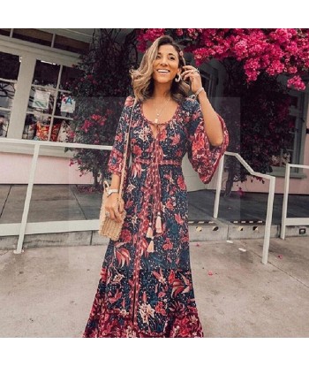 Robe longue boheme boho livraison gratuite