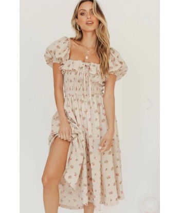 Robe boho beige À commander