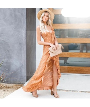 Robe bohème chic orange Le MVP de beaucoup